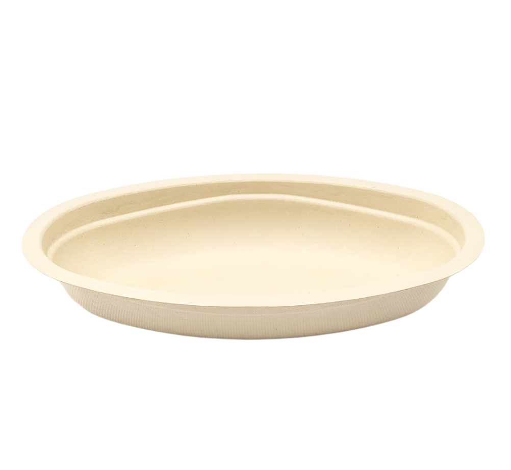 Bagasse Burrito Bowl 28oz, Natural PFAS Free - 300 pcs